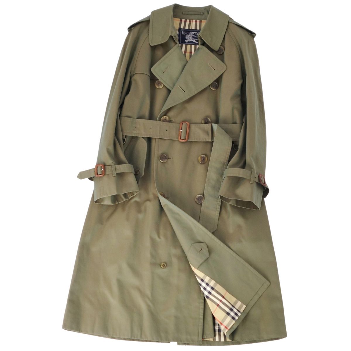 Burberrys Vintage トレンチコート カーキ色 サイズ40 Yahoo!オークション - 美品 Vintage バーバリー Burberrys