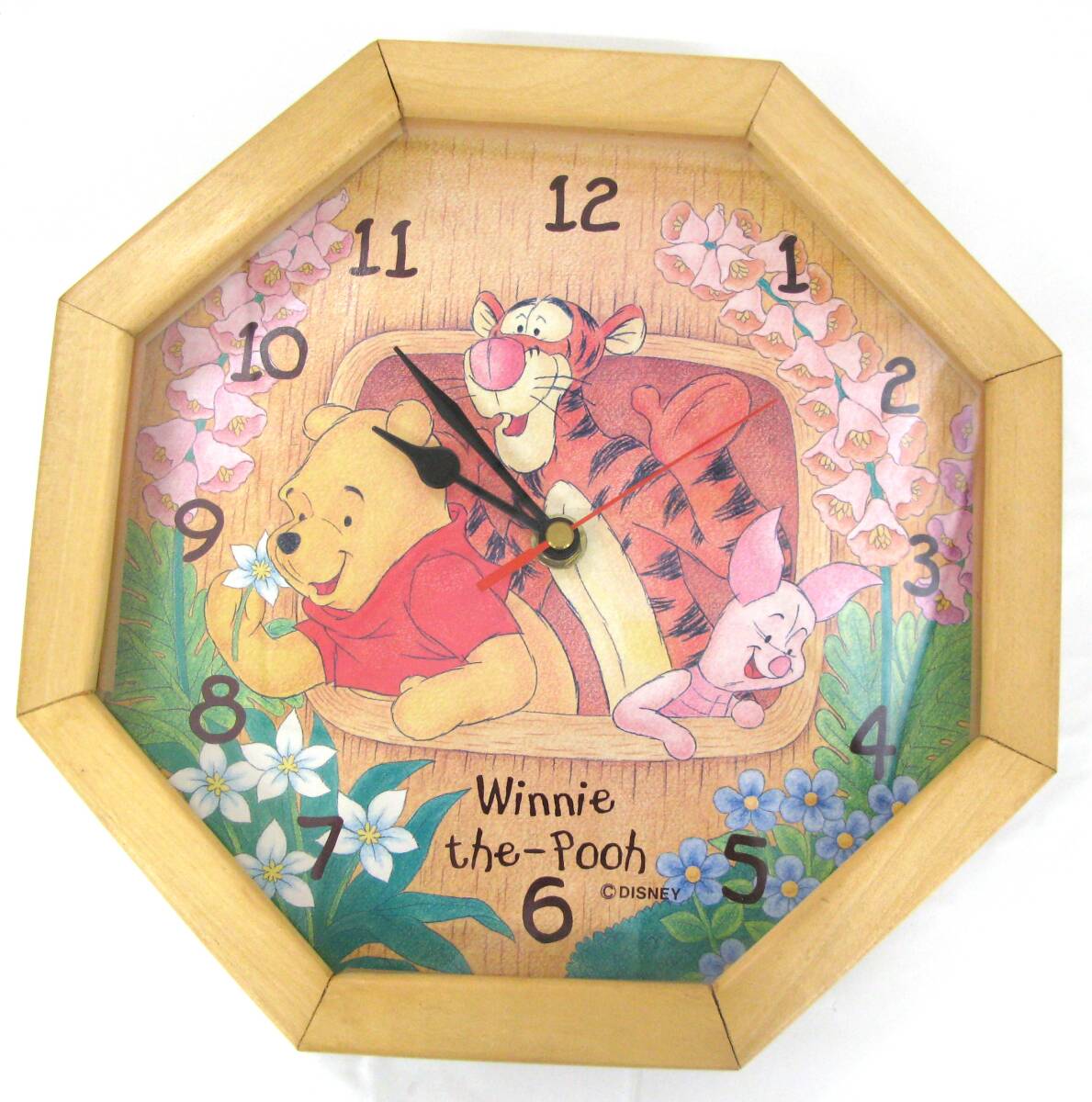 [ Kikusui -13157] Disney Винни Пух /winnie the phoo/ настенные часы / кварц / б/у товар (TK)