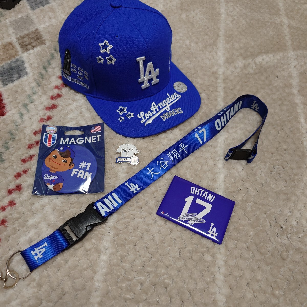 ドジャース DODGERS 大谷翔平グッズ キャップ ストラップ ドジャース DODGERS 大谷翔平グッズ キャップ ストラップ