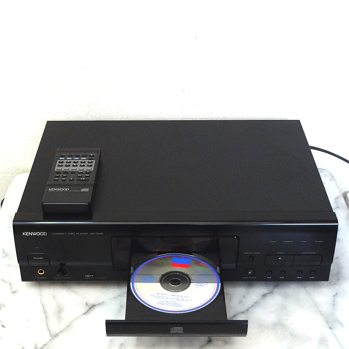 KENWOOD DP-7040 リモコン付き　動作現(xiàn)狀品