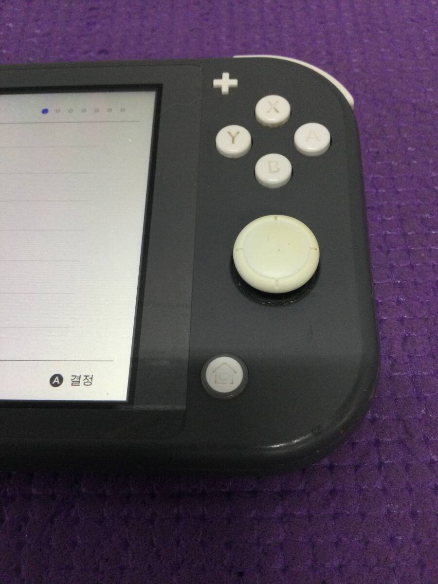GB674/60/0】故障品☆ジャンク☆Nintendo Switch Lite☆グレー