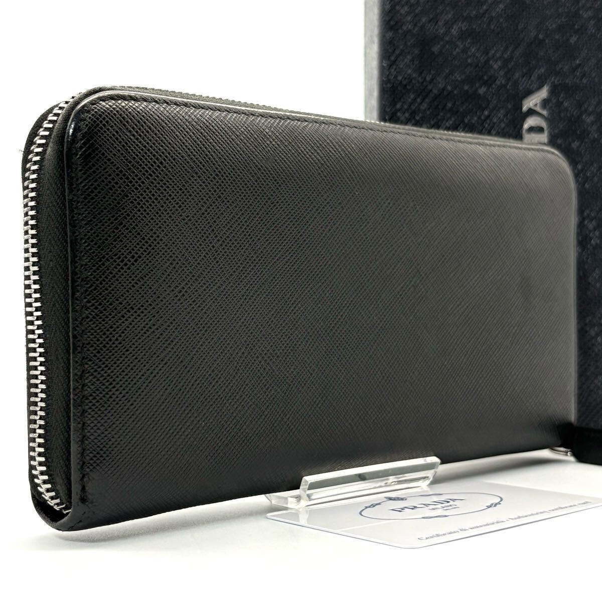 現行◇PRADA プラダ 長財布 ロングウォレット サフィアーノ