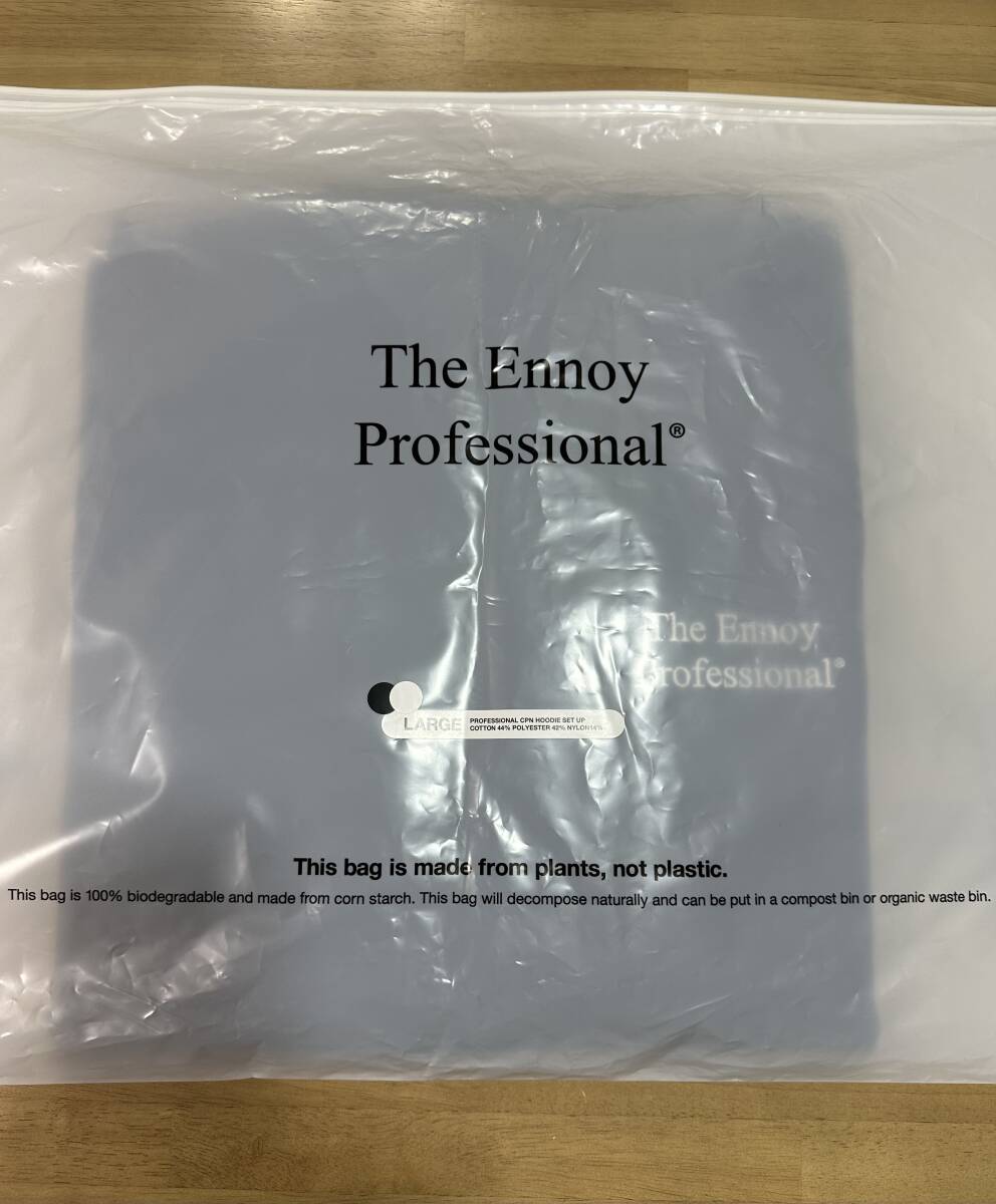 新品 ENNOY PROFESSIONAL CPN HOODIE BALCK L スタイリスト私物 新品 ENNOY PROFESSIONAL CPN HOODIE BALCK L スタイリスト私物