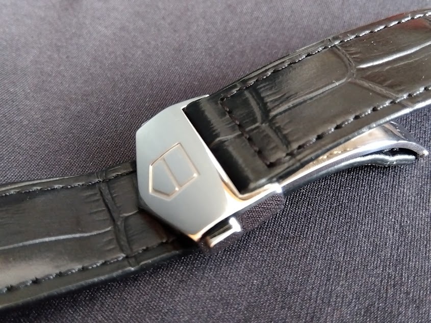 【美品】TAG Heuer タグホイヤー 純正Dバックル 新品 TAG HEUER タグホイヤー 純正 Dバックル 20mm レザーベルト