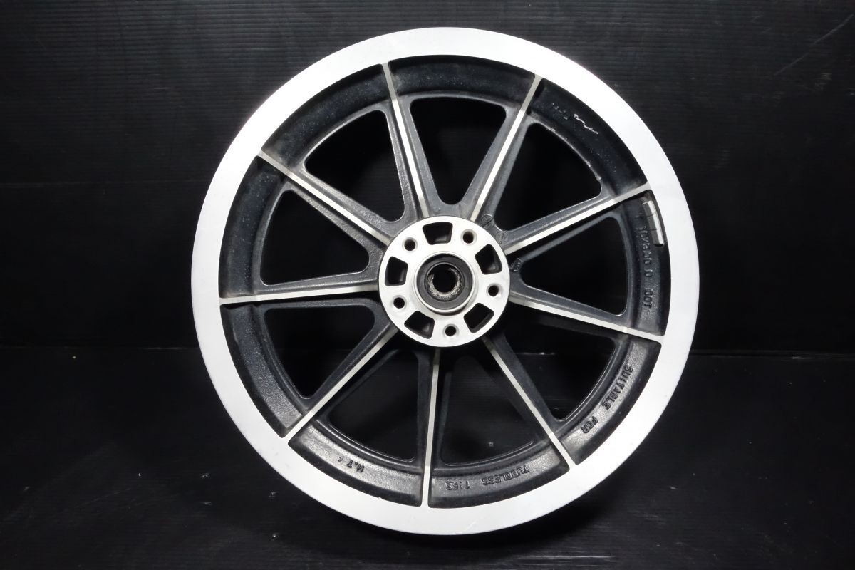 9 キャスト リア ホイール スポーク ハーレー 純正 16インチ 16×3.00 スポーツスター エボ ショベル アイアン #R20250303