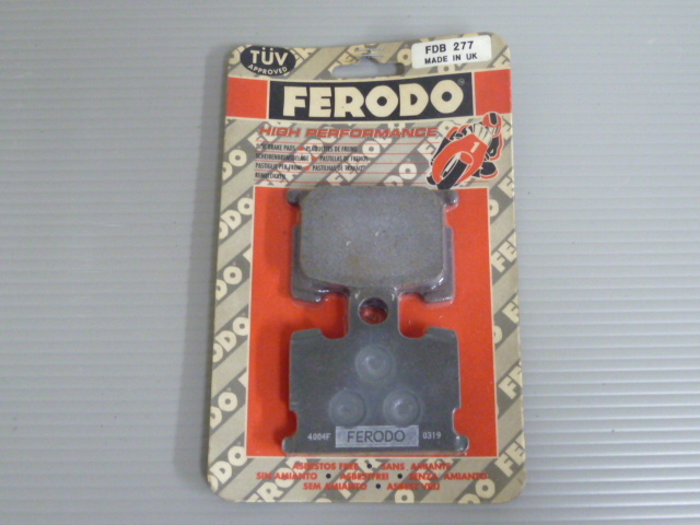 13 フェロード ブレーキパッド FDB277 RX50 RZ250 XJ400 FERODO 新品 未使用 #R20250310