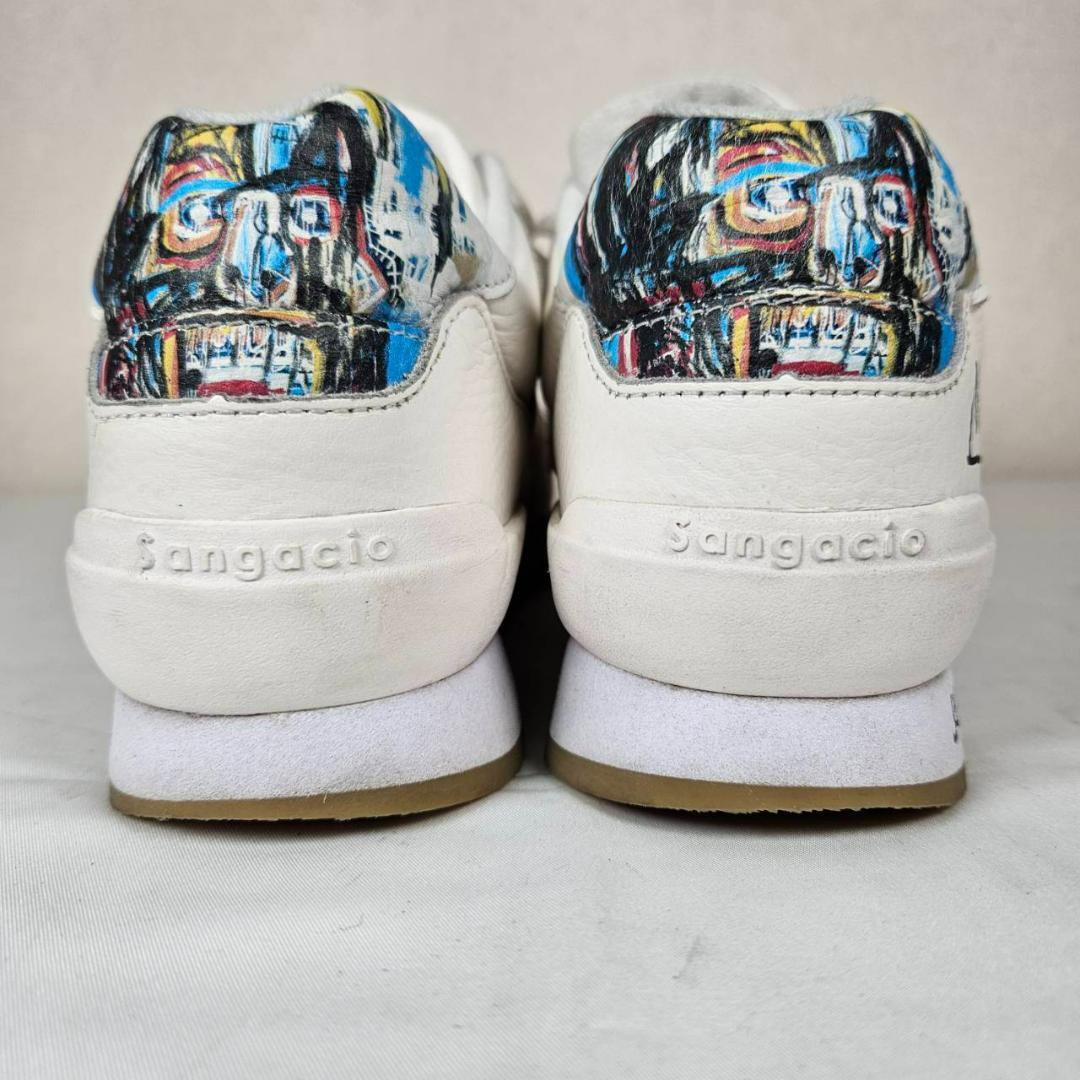 SANGACIO×BASQUIAT にゅ〜ず バスキア スニーカー 25.5 ホワイト SANGACIO×BASQUIAT にゅ〜ず バスキア スニーカー 25.5 ホワイト