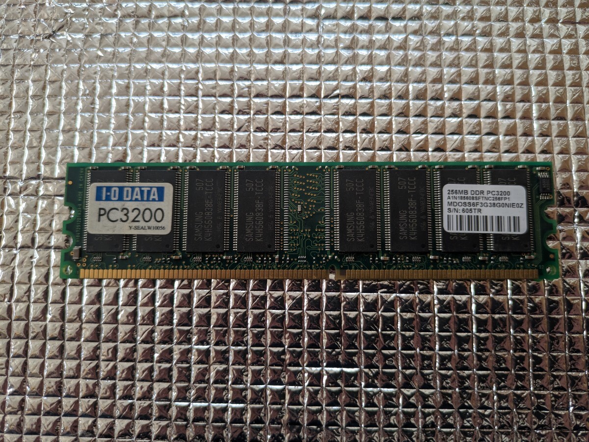 I?O DATA アイ?オー?データ制 DDRメモリ PC-3200 256MB
