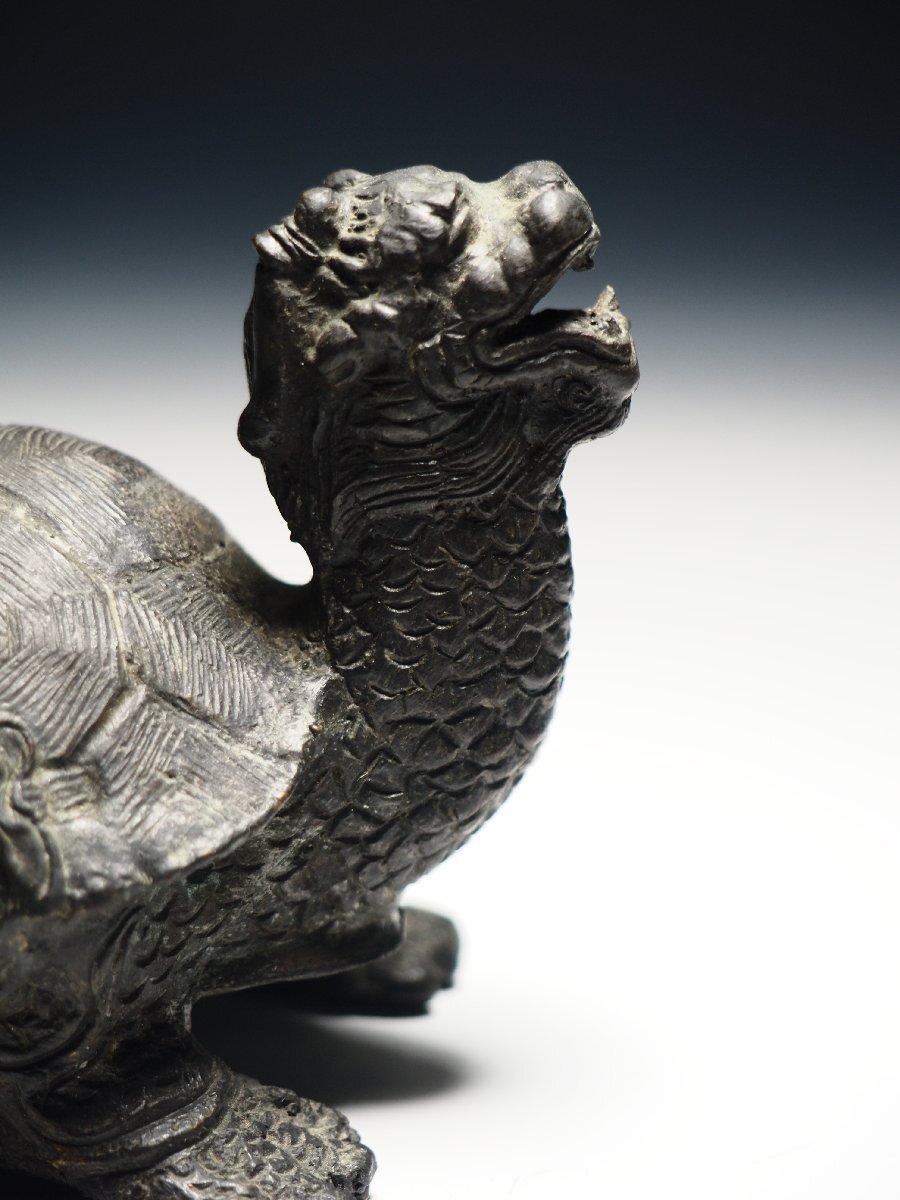 治】唐物 古銅 亀置物☆幅 10cm 重さ 374g 書鎮 オブジェ 置物 治】唐物 古銅 亀置物☆幅 10cm 重さ 374g 書鎮 オブジェ 置物