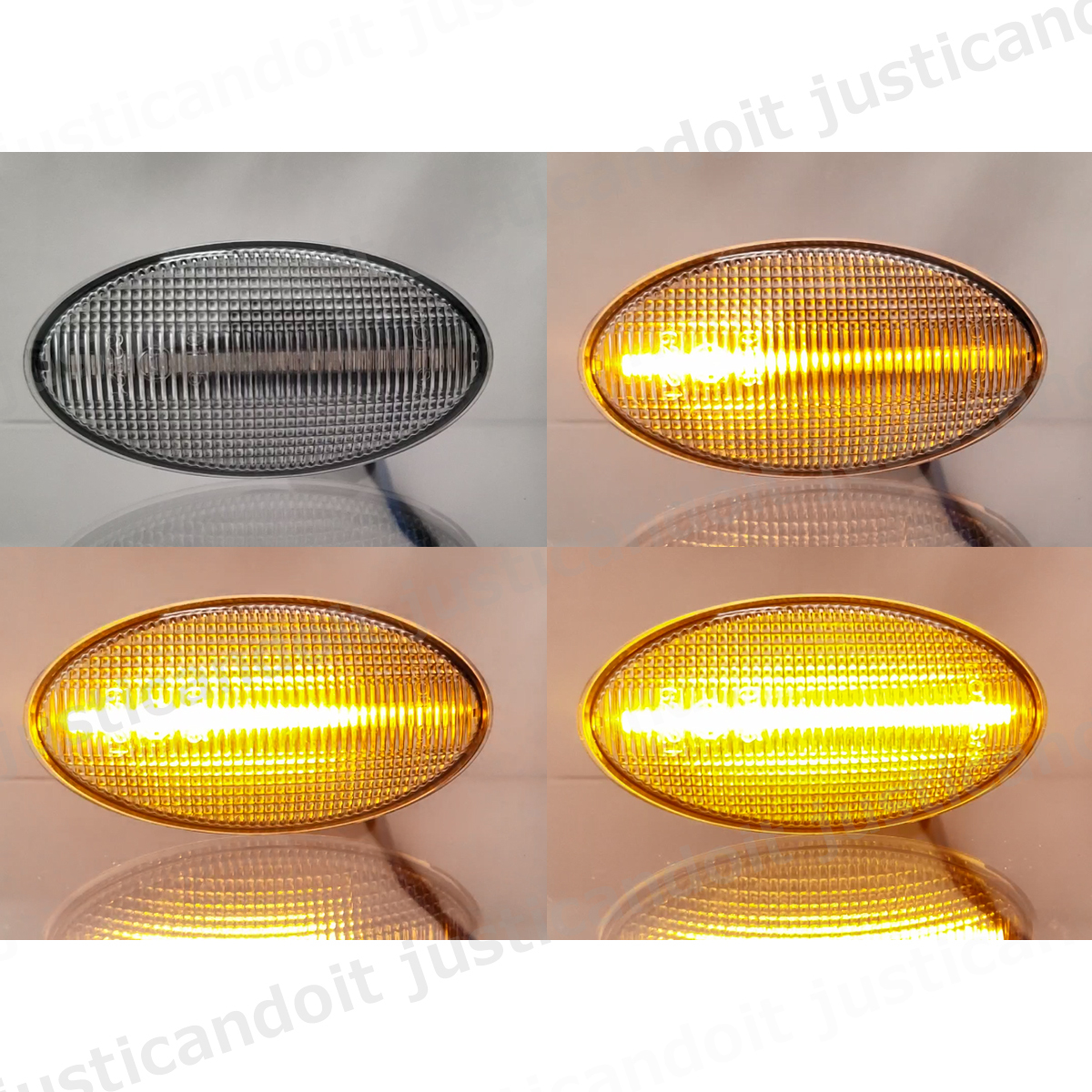 【DC4】 タウンボックス DS64W / ミニキャブバン DS64V 流れる ウインカー シーケンシャル LED サイドマーカー ウィンカー マーカー クリア