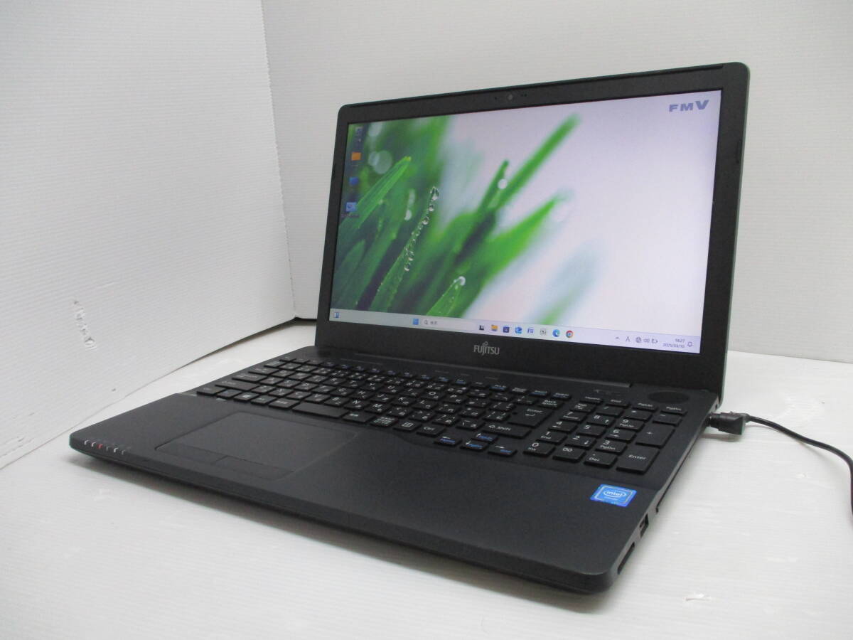 ★激安早い者勝ち!SSD搭載セットアップ済PC!メモリ8GB!富士通 AH42/Y ★Windows11 Intel Celeron 3855U DVDマルチ Bluetooth WEBカメラ