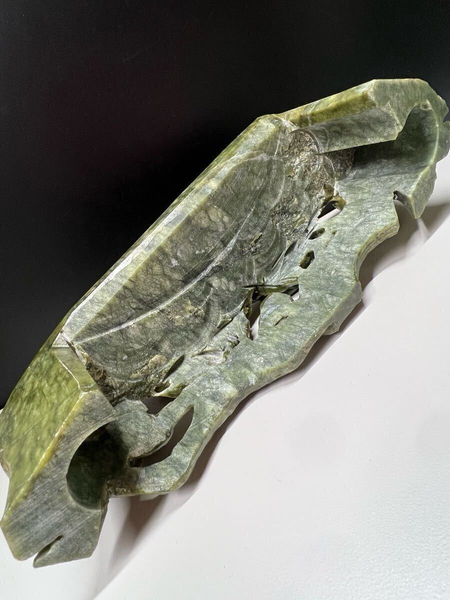 中国古美術 岫玉雕 翡翠 彫刻 置物 中国古玩 時代物 東洋彫刻 緑 中国古美術 岫玉雕 翡翠 彫刻 置物 中国古玩 時代物 東洋彫刻 緑