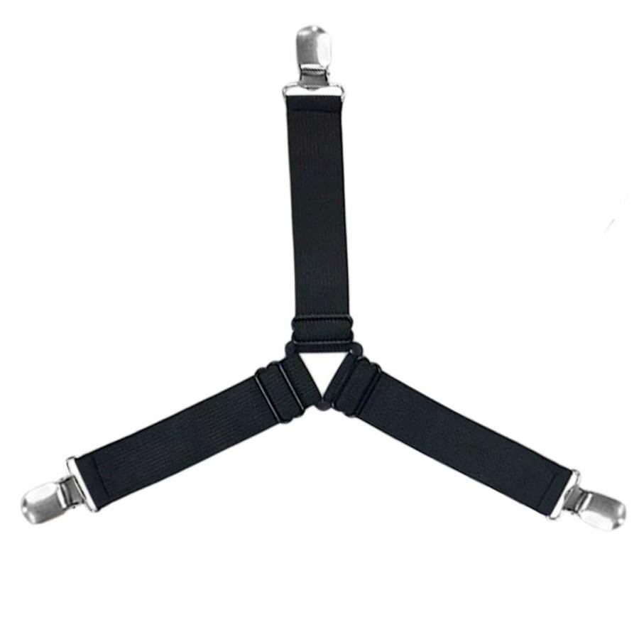 【4本セット】シーツストッパー 留め具 長さ調(diào)節(jié) ベッドシーツクリップ 4本セット シーツクリップ ズレ防止