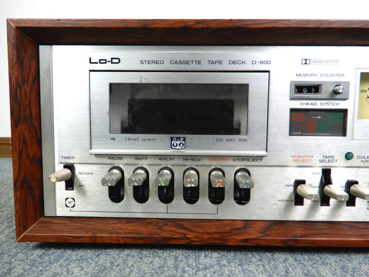 Lo-D ◇ 日立ローディ 3ヘッド ステレオカセットデッキ D-800 Lo-D ◇ 日立ローディ 3ヘッド ステレオカセットデッキ D-800
