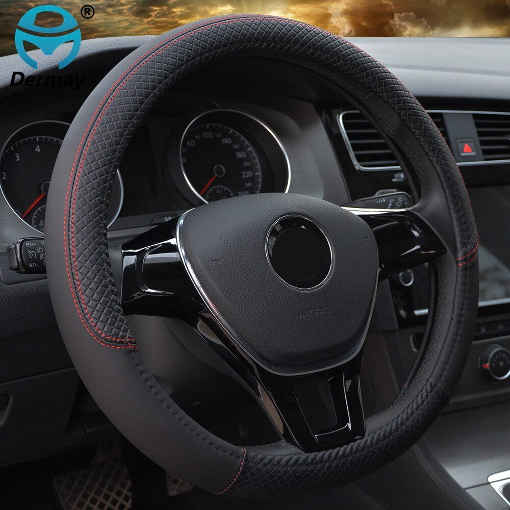  оплетка руля MPV оплетка руля кожа Mazda высокое качество скольжение предотвращение ударная абсорбция можно выбрать 9 цвет DERMAY