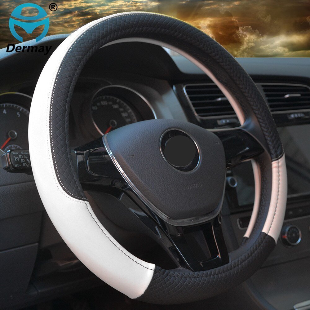  оплетка руля Axela BL оплетка руля кожа Mazda высокое качество скольжение предотвращение ударная абсорбция можно выбрать 9 цвет DERMAY