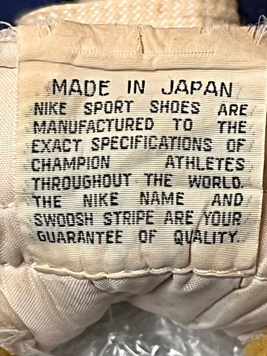 1975年製NIKEナイキNYLON CORTEZナイロンコルテッツ筆記体タグ 1975年製NIKEナイキNYLON CORTEZナイロンコルテッツ筆記体タグ