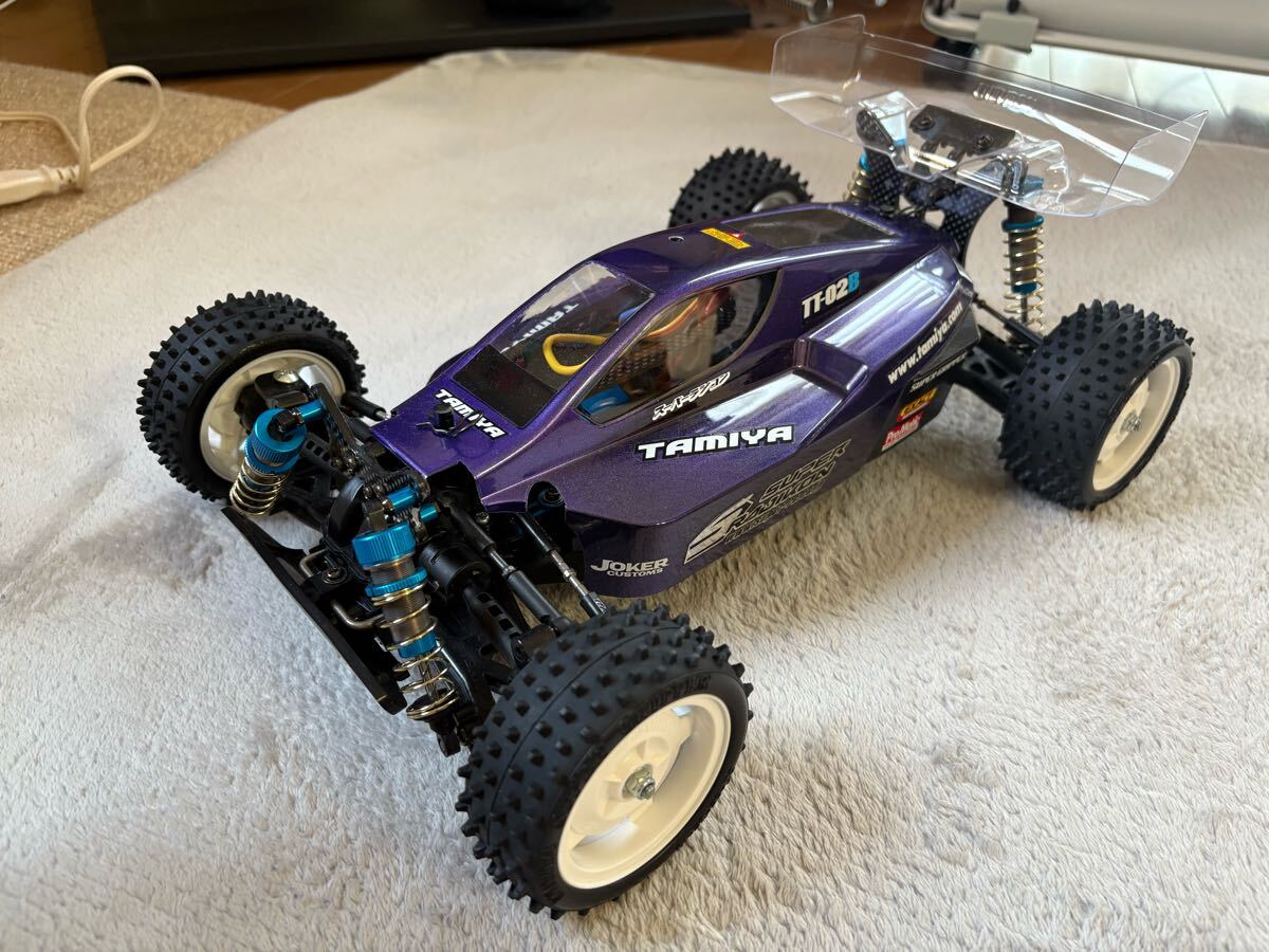 タミヤ ネオスコーチャー カスタム TT-02B オプション多数装着 タミヤ ネオスコーチャー カスタム TT-02B オプション多数装着