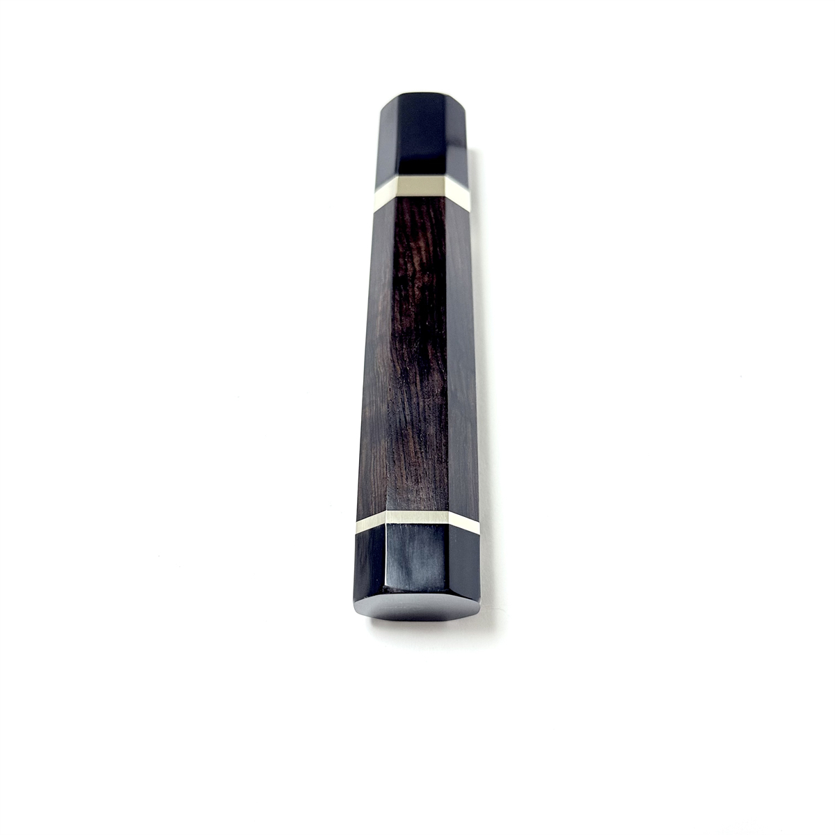 黒檀 両段銀巻 黒水牛角 ★ 出刃8寸 出刃240 出刃7.5寸 出刃225 和包丁 相出刃 身卸出刃 鱧切 骨切 手作り包丁柄 ★ 八角柄