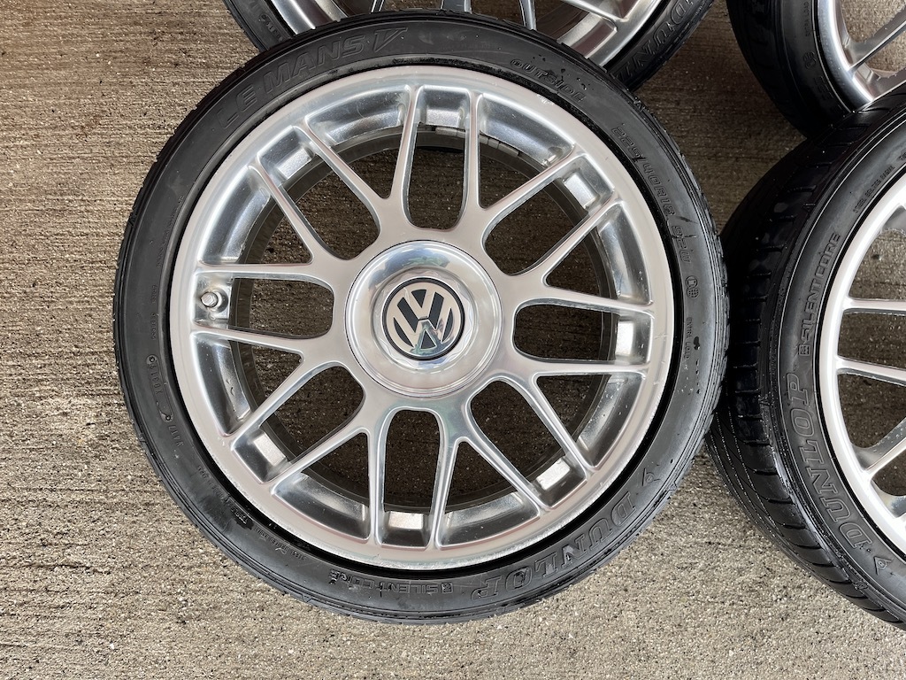 【希少】ゴルフ4GTi 25th anniversary アニバーサリーホイール　BBS RC336 5H PCD100 【送料込】_画像2