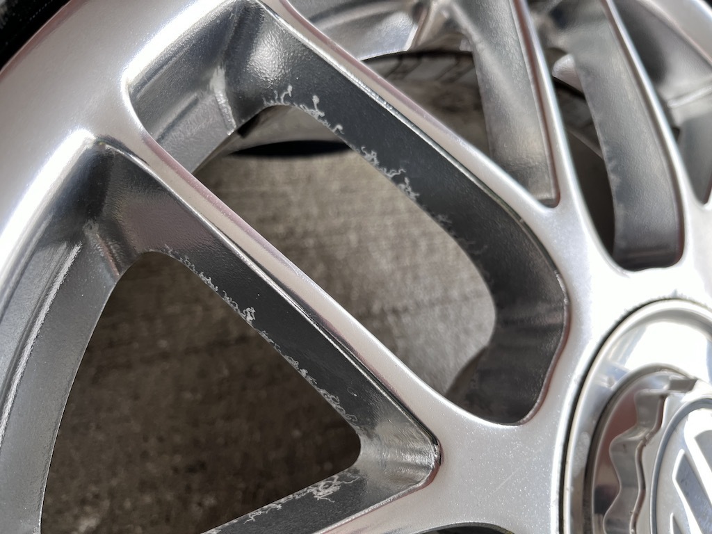 【希少】ゴルフ4GTi 25th anniversary アニバーサリーホイール　BBS RC336 5H PCD100 【送料込】_画像4