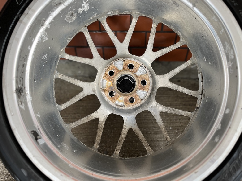 【希少】ゴルフ4GTi 25th anniversary アニバーサリーホイール　BBS RC336 5H PCD100 【送料込】_画像9
