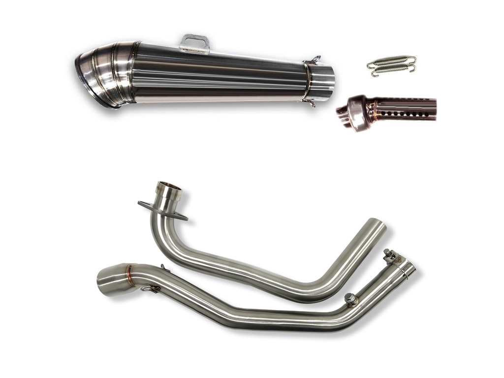スズキ ジクサー250 / V-STROM250SX 2022-2024 LCIPARTS GP ステンレスフルエキゾーストマフラー