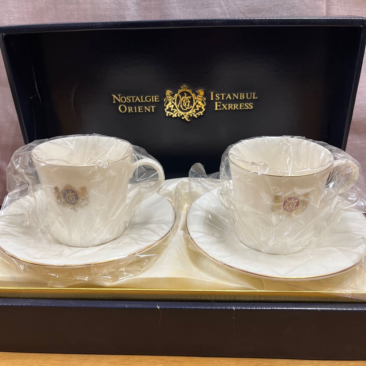 オリエント エクスプレス カップ&ソーサー コーヒー　 ペア　2客セット