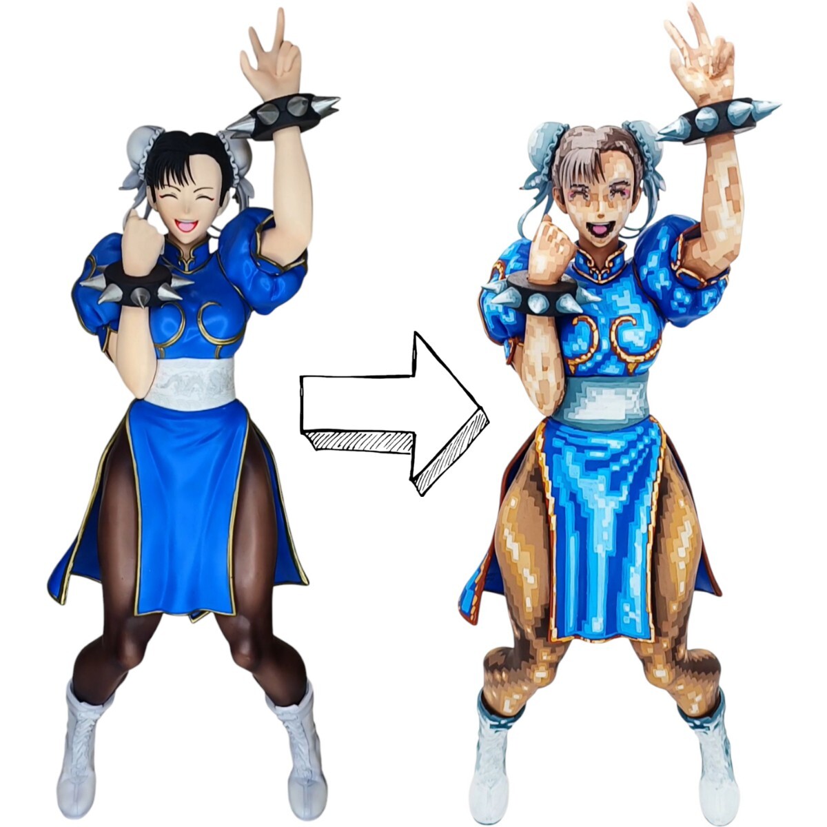 フィギュアリペイント: 一番くじ ストリートファイター A賞 春麗