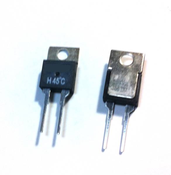 ＋45℃-onサーモスタット/～250V5A/TO-220温度SW/ファンコントローラ　(T0-220)_画像1
