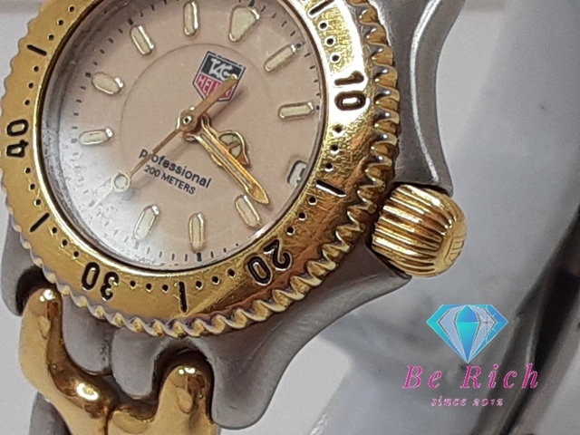  TAG Heuer TAG HEUER cell Professional 200M женские наручные часы Date WG1421-0 SS GP кварц QZ[ б/у ][ бесплатная доставка ]bt3378