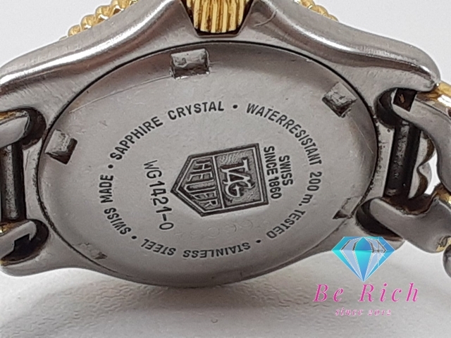  TAG Heuer TAG HEUER cell Professional 200M женские наручные часы Date WG1421-0 SS GP кварц QZ[ б/у ][ бесплатная доставка ]bt3378