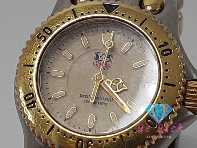  TAG Heuer TAG HEUER cell Professional 200M женские наручные часы Date WG1421-0 SS GP кварц QZ[ б/у ][ бесплатная доставка ]bt3378