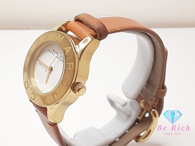 マーク バイ マークジェイコブス MARC BY MARC JACOBS レディース 腕時計 MBM8639 白 ホワイト SS レザー クォーツ 【中古】 bt2968