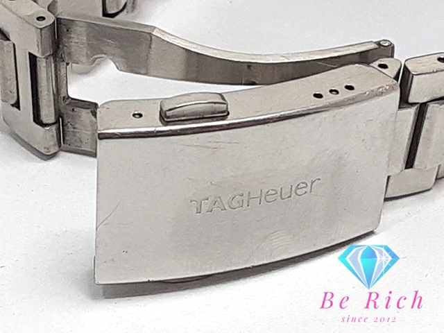 タグホイヤー TAG Heuer アクアレーサー メンズ 腕時計 デイト 300ｍ防水 WAY1110 黒 シルバー クオーツ【中古】【送料無料】 bt3087_画像6