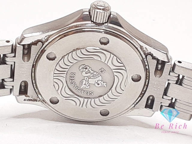 オメガ OMEGA シーマスター 120m レディース 腕時計 デイト 2571.31 シルバー SS ブレス クオーツ Seamaster 【中古】【送料無料】 bt3368