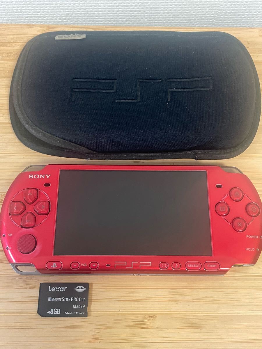 SONY PlayStation Portable PSP-3000 本体 レッド 未検品 SONY PlayStation Portable PSP-3000 本体 レッド 未検品