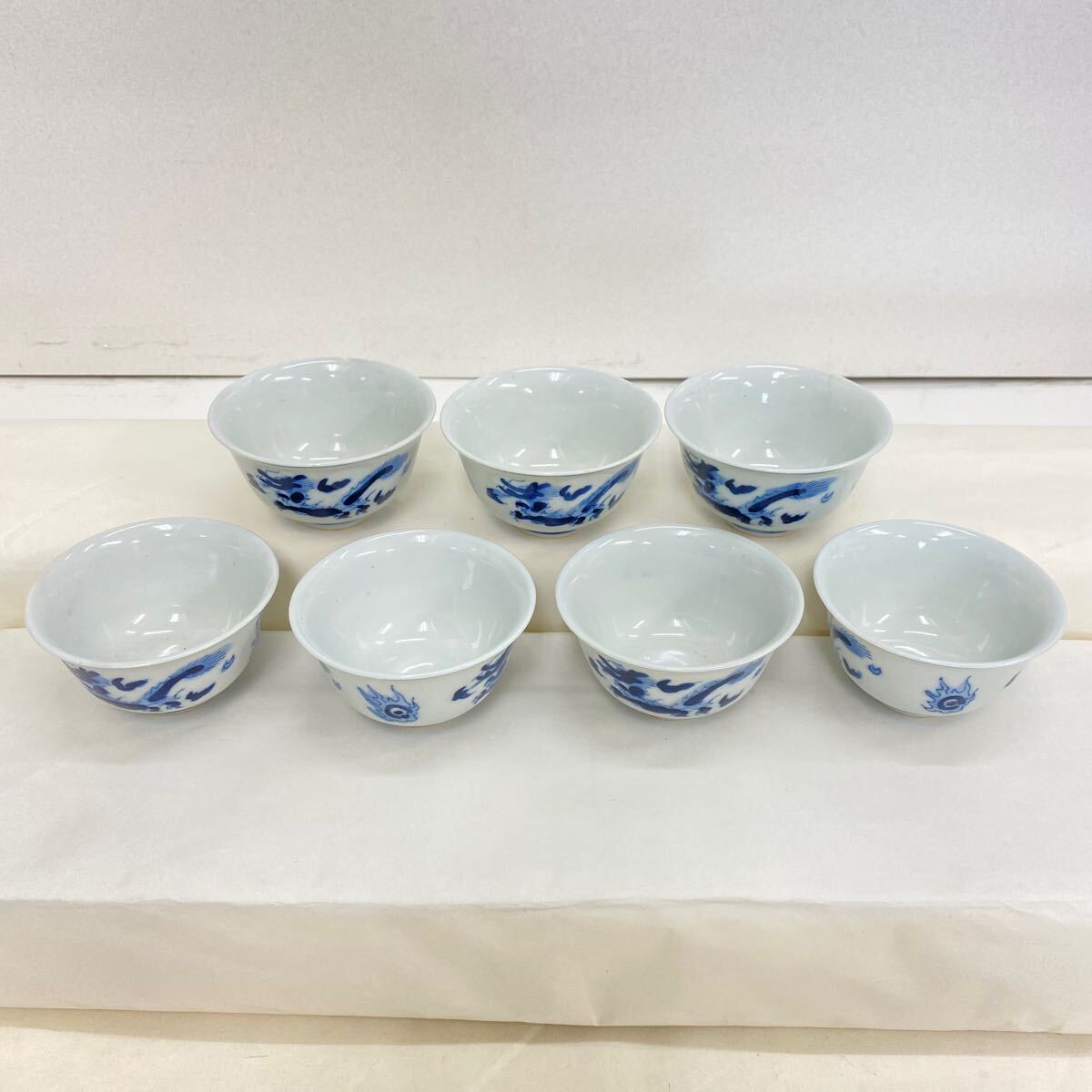 T72 手描き 染付 煎茶器 煎茶碗 中国茶 カップ 藍色 呉須 茶道具 T72 手描き 染付 煎茶器 煎茶碗 中国茶 カップ 藍色 呉須 茶道具