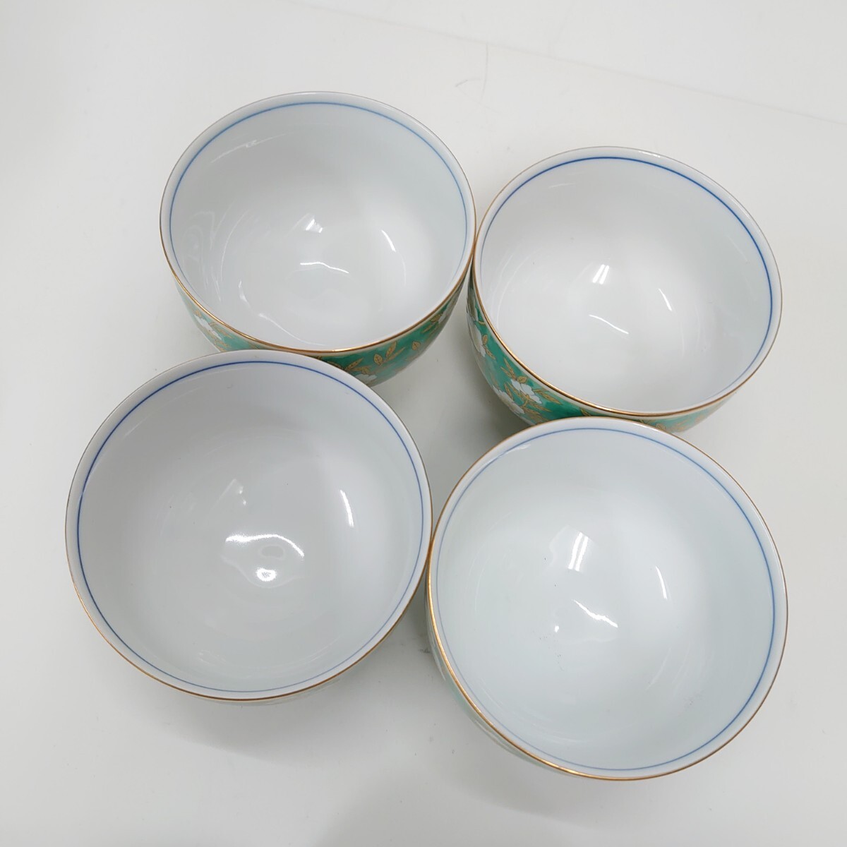 139 明宝窯 第一陶器 佐賀錦 蓋付茶器揃 急須 湯呑 4客 まとめて 139 明宝窯 第一陶器 佐賀錦 蓋付茶器揃 急須 湯呑 4客 まとめて