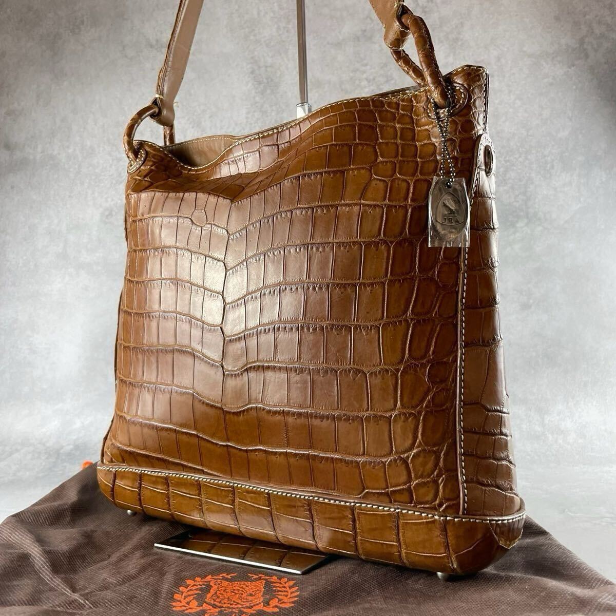 定価約30万超!!! 美品 リアルクロコダイル 【JRA認証】 マット 定価約30万超!!! 美品 リアルクロコダイル 【JRA認証】 マット