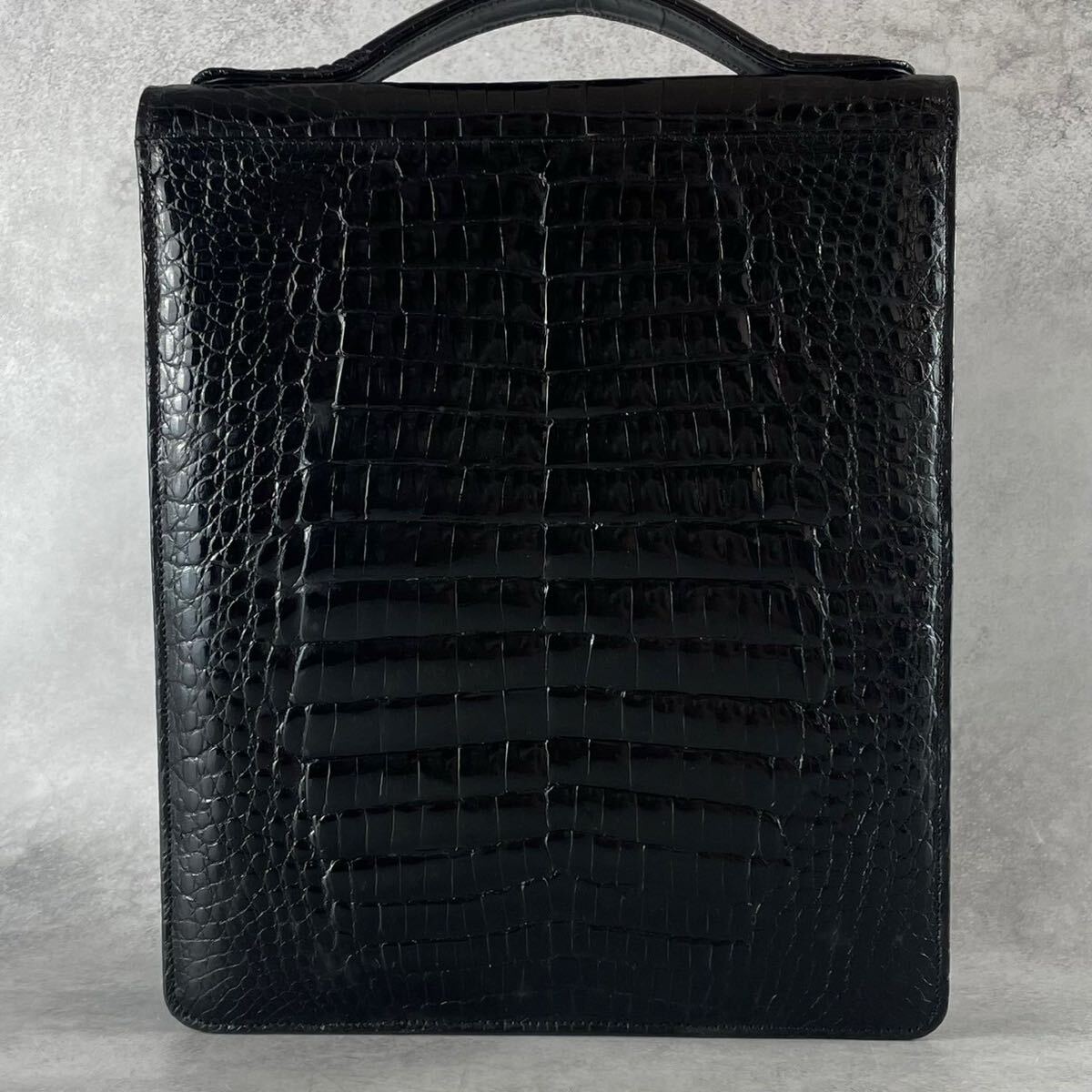 美品 シャイニングクロコダイル リアル メンズ ビジネス 美品 シャイニングクロコダイル リアル メンズ ビジネス