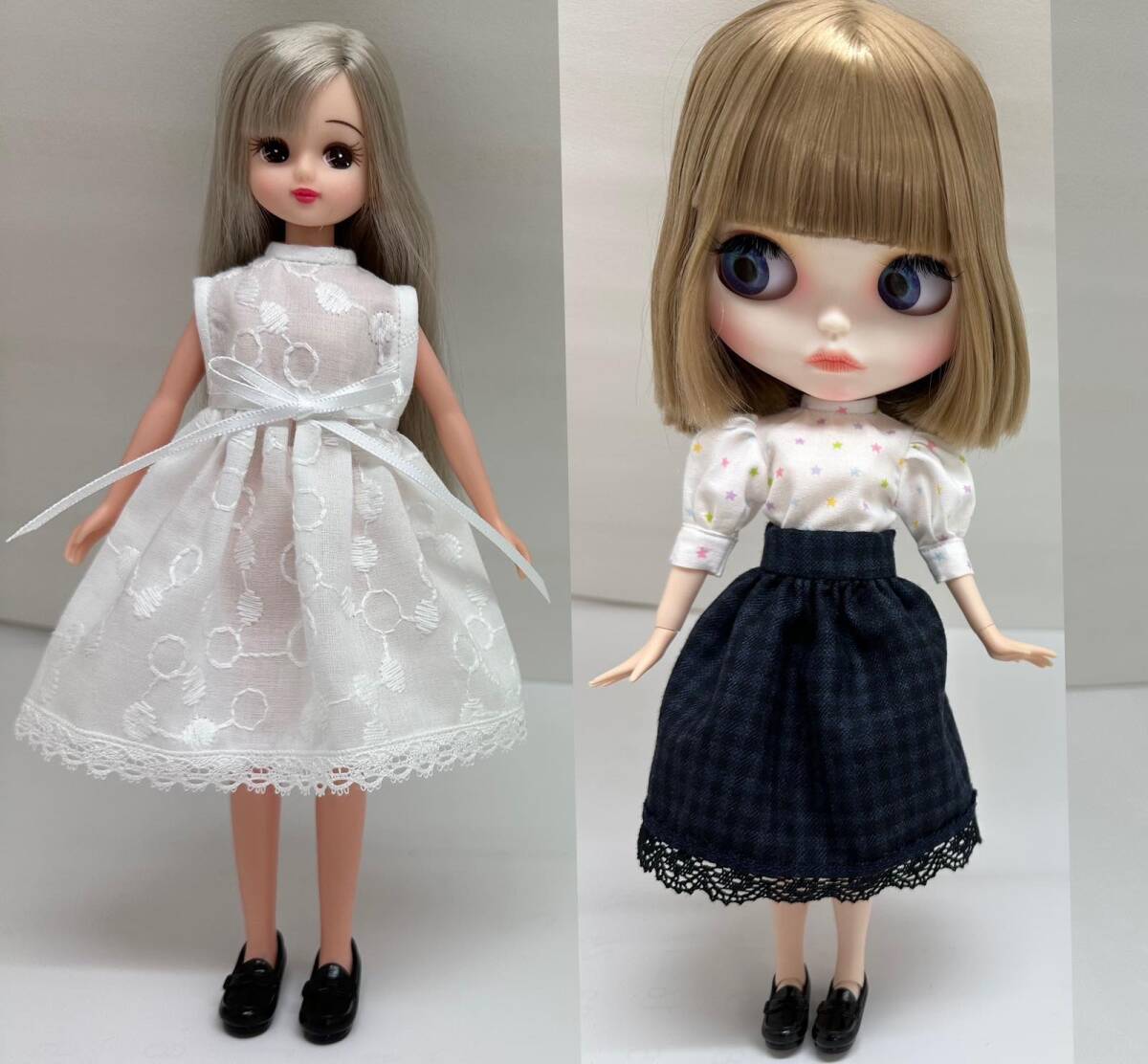 【祝開店！大放出セール開催中】 同サイズ リカちゃんとブライスちゃん 着せ替え 洋服セット 着せ替え服・アウトフィット