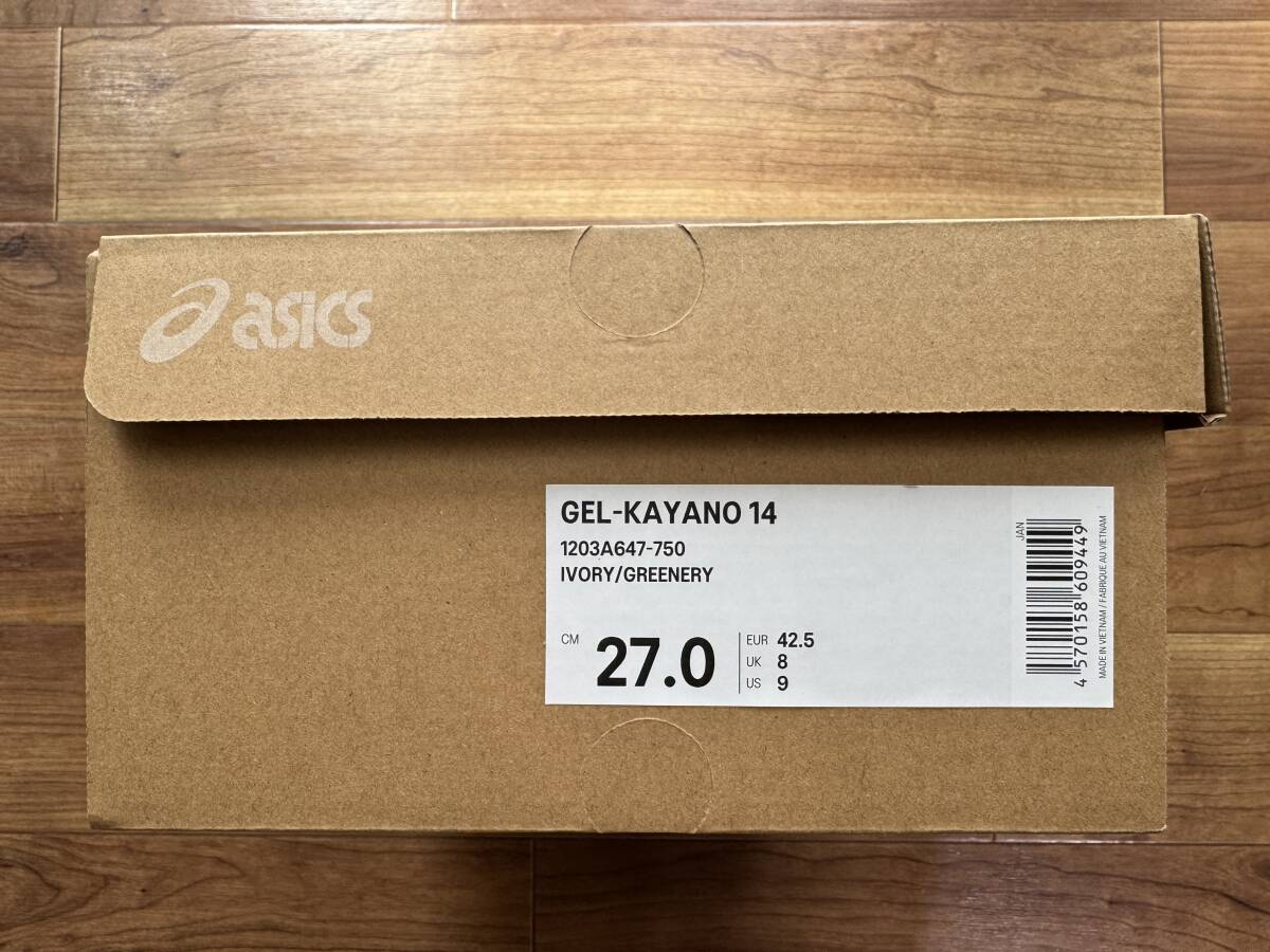 US 9/ JP 27 cm】国内新品未試着 Asics GEL-KAYANO 14 x US 9/ JP 27 cm】国内新品未試着 Asics GEL-KAYANO 14 x