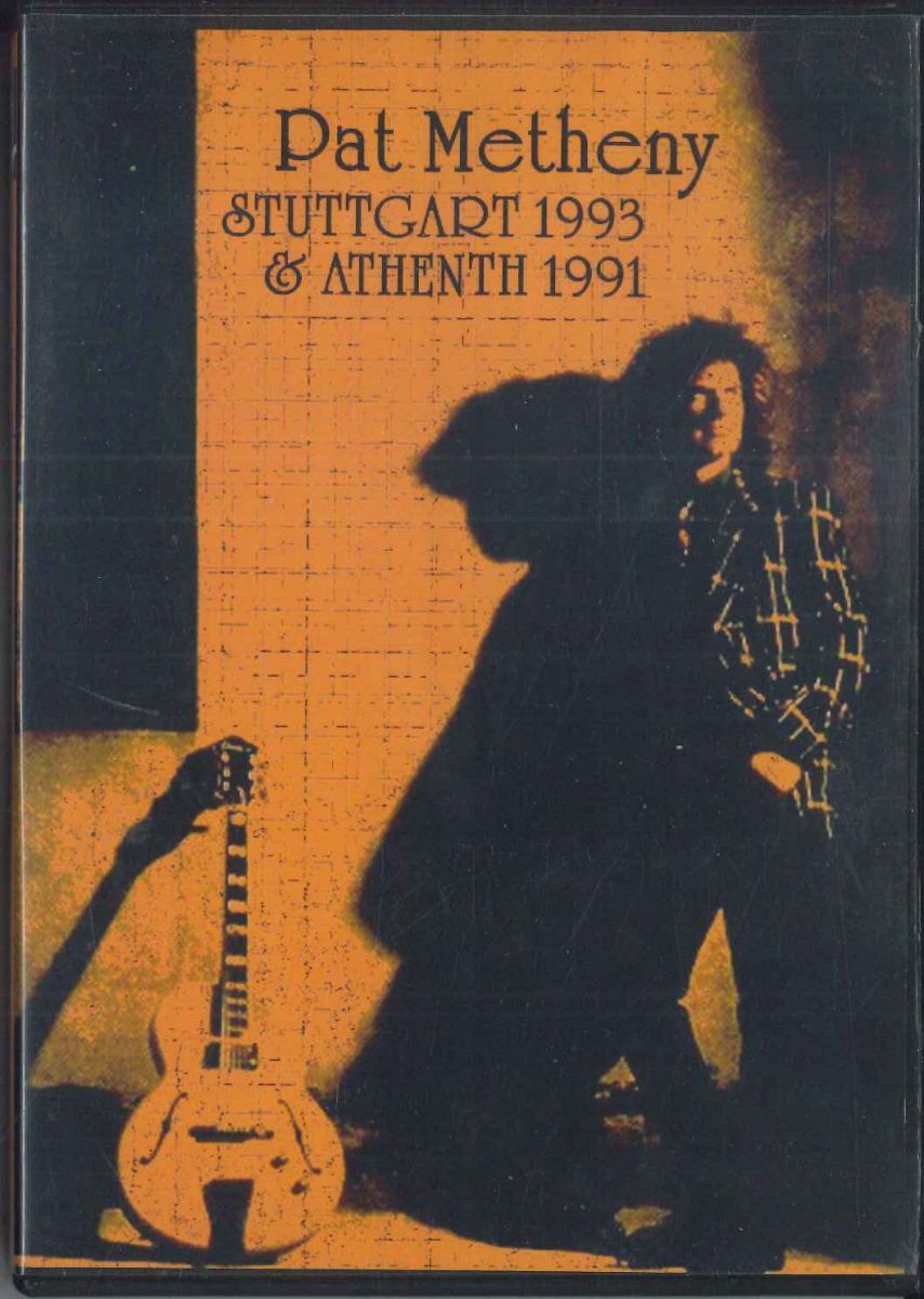 DVD Pat Metheny Stuttgart 1993&athenth 1991 PRO22250 NOT ON LABEL /00110