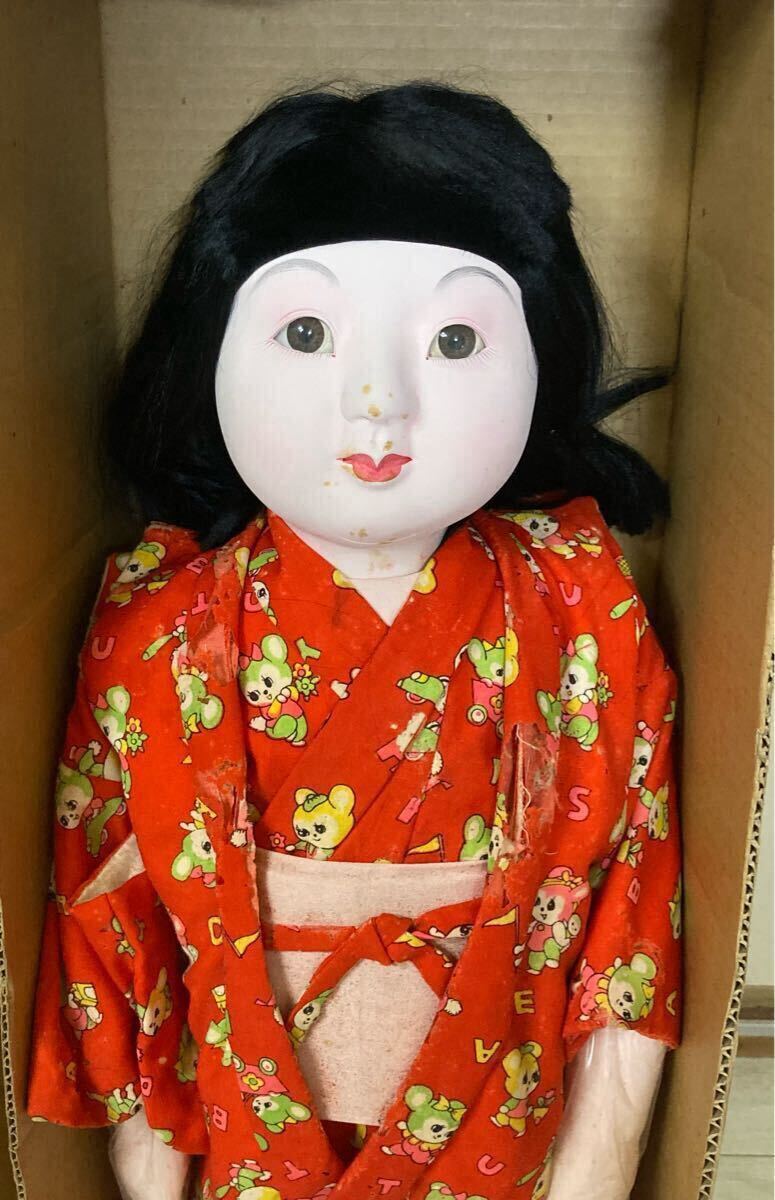 T3-020・アンティーク＊骨董☆特撰美術 ・市松人形 (春童作)☆二