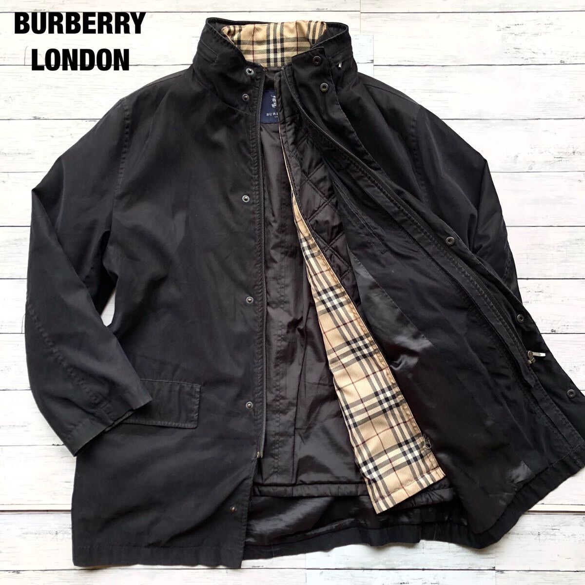 L相当/3way/ノバチェック◎バーバリーロンドン BURBERRY L相当/3way/ノバチェック◎バーバリーロンドン BURBERRY