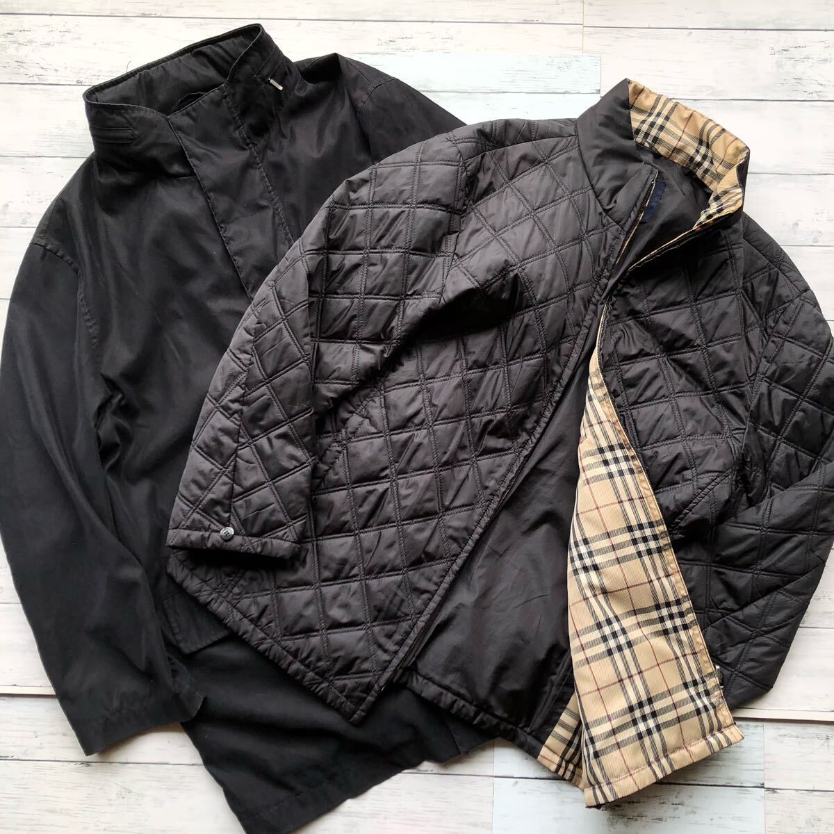 L相当/3way/ノバチェック◎バーバリーロンドン BURBERRY L相当/3way/ノバチェック◎バーバリーロンドン BURBERRY