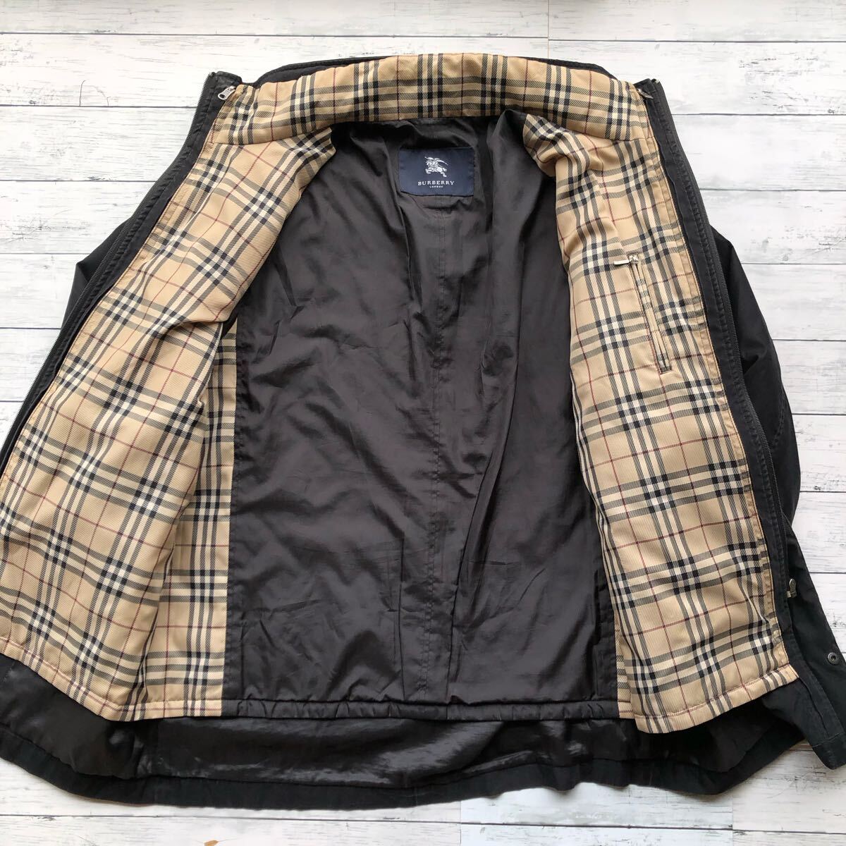 L相当/3way/ノバチェック◎バーバリーロンドン BURBERRY L相当/3way/ノバチェック◎バーバリーロンドン BURBERRY