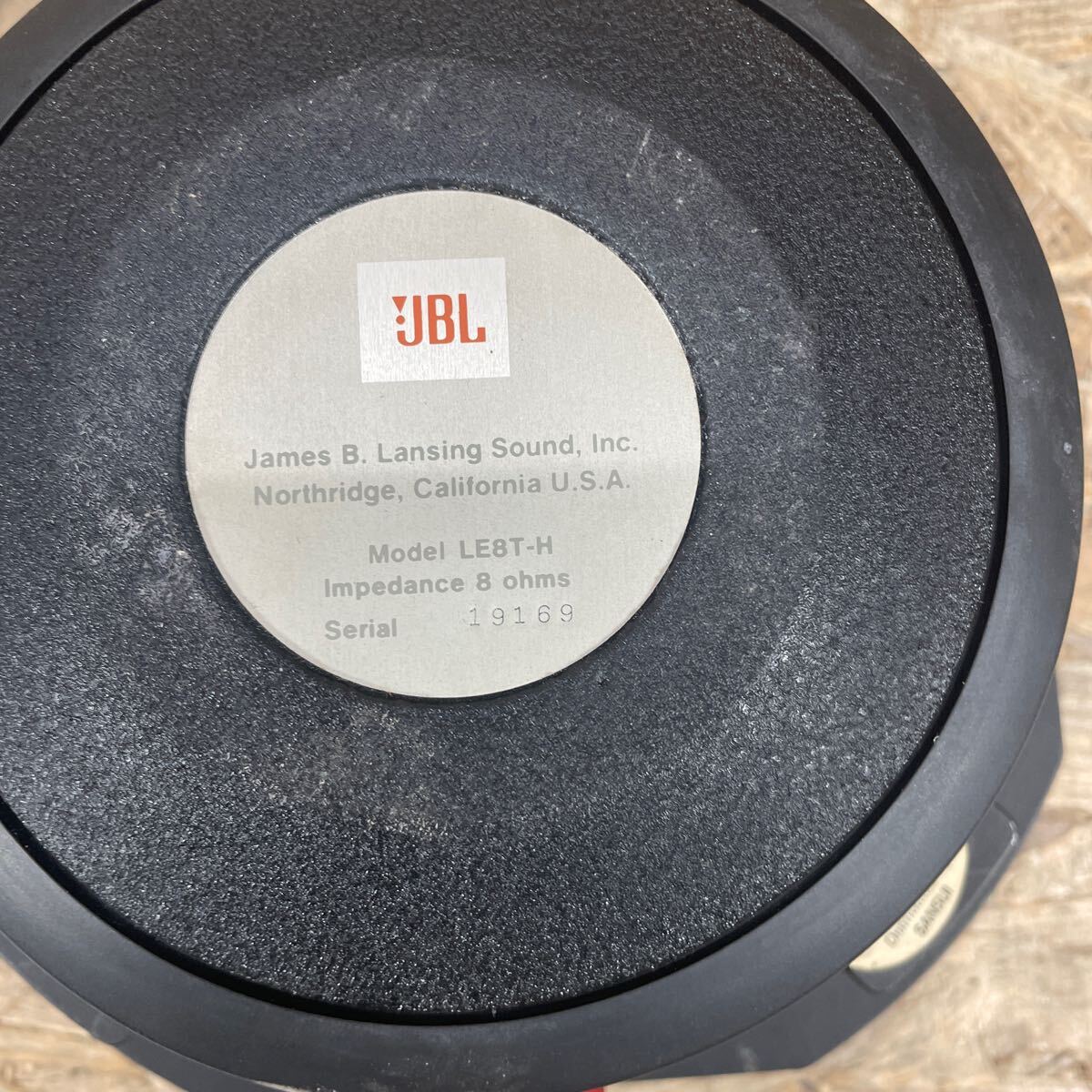 st0321/1円〜/JBL/スピーカーユニット/ペア/LE8T-H/オーディオ st0321/1円〜/JBL/スピーカーユニット/ペア/LE8T-H/オーディオ