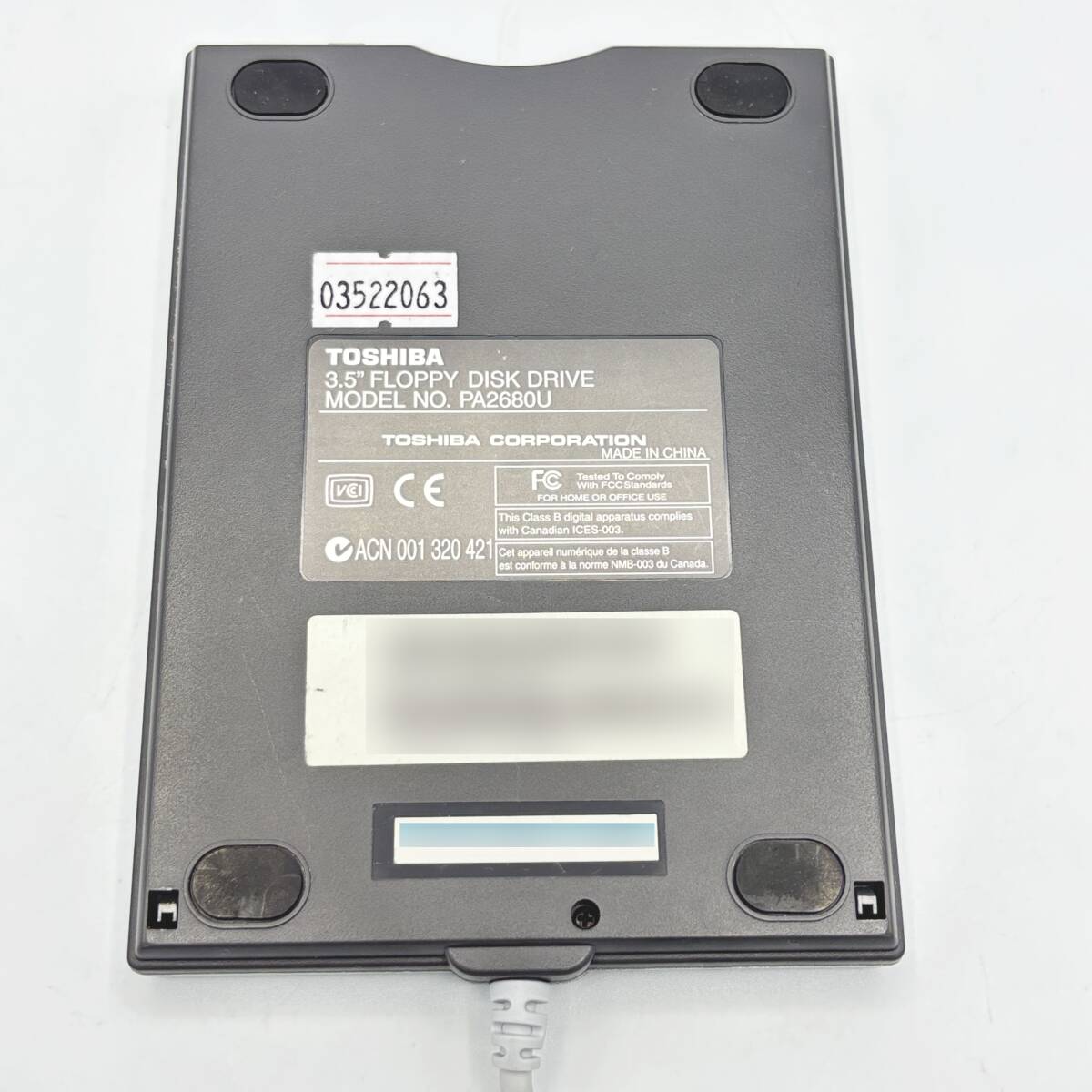 TOSHIBA フロッピーディスク ドライブ PA2680U 東芝 03522063